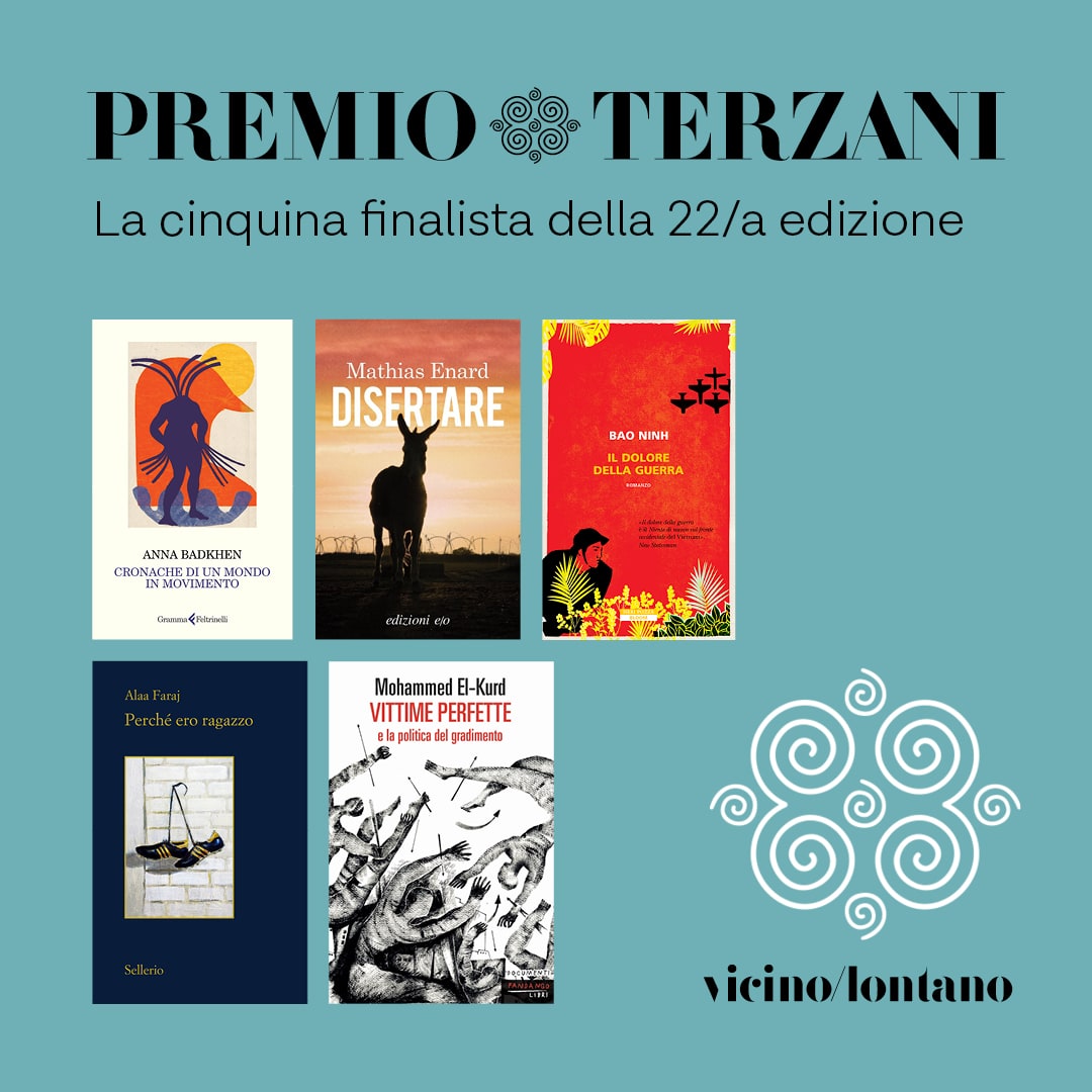 Annunciata la cinquina finalista del Premio Terzani 2026